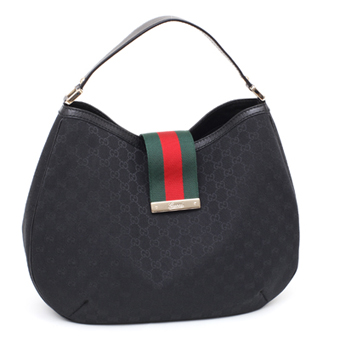 グッチ GUCCI バッグ コピー ハンドバッグ 233604 F4CBG 1060 GGキャンバス NEW LADIES WEB ニュー レディー ウェブ ブラック/グリーン/レッド/グリーン